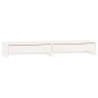 Soporte de monitor madera maciza de pino blanco 100x27x15 cm de , Bases y elevadores para ordenadores - Ref: Foro24-813960, P...