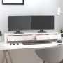 Soporte de monitor madera maciza de pino blanco 100x27x15 cm de , Bases y elevadores para ordenadores - Ref: Foro24-813960, P...