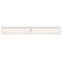 Soporte de monitor madera maciza de pino blanco 100x27x15 cm de , Bases y elevadores para ordenadores - Ref: Foro24-813960, P...