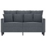 Sofá de 2 plazas de terciopelo gris oscuro 120 cm de , Sofás - Ref: Foro24-359294, Precio: 247,58 €, Descuento: %
