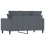 Sofá de 2 plazas de terciopelo gris oscuro 120 cm de , Sofás - Ref: Foro24-359294, Precio: 247,58 €, Descuento: %