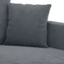 Zweiplätziges Samtsofa in dunkelgrau, 120 cm. von , Sofas - Ref: Foro24-359294, Preis: 230,93 €, Rabatt: %