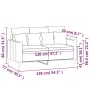 Sofá de 2 plazas de terciopelo gris oscuro 120 cm de , Sofás - Ref: Foro24-359294, Precio: 247,58 €, Descuento: %