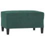 Juego de sofás con cojines 3 piezas terciopelo verde oscuro de , Sofás - Ref: Foro24-3201732, Precio: 517,43 €, Descuento: %