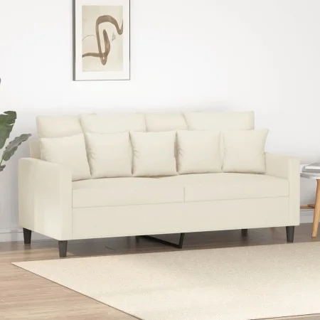 Sofá de 2 plazas terciopelo color crema 140 cm de , Sofás - Ref: Foro24-359311, Precio: 245,09 €, Descuento: %
