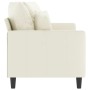 Sofá de 2 plazas terciopelo color crema 140 cm de , Sofás - Ref: Foro24-359311, Precio: 250,07 €, Descuento: %