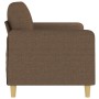 Sofá de 2 plazas de tela marrón 140 cm de , Sofás - Ref: Foro24-359481, Precio: 212,92 €, Descuento: %
