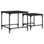 Mesas de centro apilables 2 piezas madera de ingeniería negro de , Mesas de centro - Ref: Foro24-838918, Precio: 37,91 €, Des...