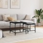 Mesas de centro apilables 2 piezas madera de ingeniería negro de , Mesas de centro - Ref: Foro24-838918, Precio: 37,91 €, Des...