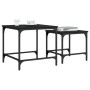 Mesas de centro apilables 2 piezas madera de ingeniería negro de , Mesas de centro - Ref: Foro24-838918, Precio: 37,91 €, Des...