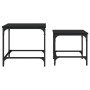 Mesas de centro apilables 2 piezas madera de ingeniería negro de , Mesas de centro - Ref: Foro24-838918, Precio: 37,91 €, Des...