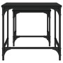 Mesas de centro apilables 2 piezas madera de ingeniería negro de , Mesas de centro - Ref: Foro24-838918, Precio: 37,91 €, Des...