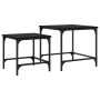 Mesas de centro apilables 2 piezas madera de ingeniería negro de , Mesas de centro - Ref: Foro24-838918, Precio: 37,91 €, Des...