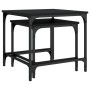 Mesas de centro apilables 2 piezas madera de ingeniería negro de , Mesas de centro - Ref: Foro24-838918, Precio: 37,91 €, Des...