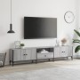 Mueble de TV cajón madera ingeniería gris Sonoma 200x25x44 cm de , Muebles TV - Ref: Foro24-838991, Precio: 101,36 €, Descuen...