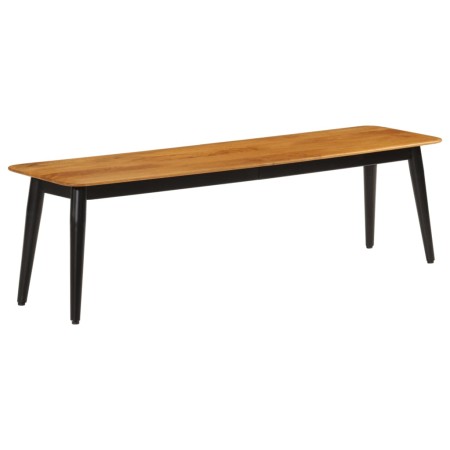 Banco madera maciza de mango y hierro 160x40x45 cm de , Bancos de comedor y cocina - Ref: Foro24-356979, Precio: 195,95 €, De...