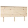 Cabecero de cama madera maciza de pino 154x6x82,5 cm de , Cabeceros y pies de cama - Ref: Foro24-819175, Precio: 72,03 €, Des...