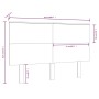 Cabecero de cama madera maciza de pino 154x6x82,5 cm de , Cabeceros y pies de cama - Ref: Foro24-819175, Precio: 72,03 €, Des...