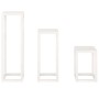 Set de bar 3 piezas madera maciza de pino blanco de , Soportes para macetas - Ref: Foro24-822268, Precio: 109,18 €, Descuento: %