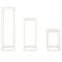 Set de bar 3 piezas madera maciza de pino blanco de , Soportes para macetas - Ref: Foro24-822268, Precio: 107,42 €, Descuento: %