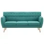 Sofá de 3 plazas tapizado de tela verde 172x70x82 cm de vidaXL, Sofás - Ref: Foro24-247128, Precio: 426,20 €, Descuento: %