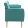 Sofá de 3 plazas tapizado de tela verde 172x70x82 cm de vidaXL, Sofás - Ref: Foro24-247128, Precio: 426,20 €, Descuento: %