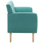 Sofá de 3 plazas tapizado de tela verde 172x70x82 cm de vidaXL, Sofás - Ref: Foro24-247128, Precio: 433,64 €, Descuento: %