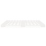 Estructura de cama madera maciza de pino blanco 120x200 cm de , Camas y somieres - Ref: Foro24-3120128, Precio: 196,79 €, Des...