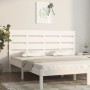 Cabecero madera maciza de pino blanco 120x3x80 cm de , Cabeceros y pies de cama - Ref: Foro24-821338, Precio: 52,90 €, Descue...