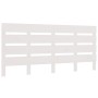 Cabecero madera maciza de pino blanco 120x3x80 cm de , Cabeceros y pies de cama - Ref: Foro24-821338, Precio: 52,90 €, Descue...