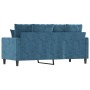Sofá de 2 plazas terciopelo azul 140 cm de , Sofás - Ref: Foro24-359312, Precio: 221,61 €, Descuento: %