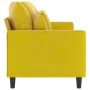 3-Sitzer-Sofa aus gelbem Samt, 180 cm von , Sofas - Ref: Foro24-359319, Preis: 258,88 €, Rabatt: %
