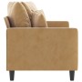 Sofá de 2 plazas terciopelo marrón 140 cm de , Sofás - Ref: Foro24-359310, Precio: 229,96 €, Descuento: %