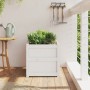 Jardinera madera maciza de pino blanco 50x50x50 cm de , Maceteros y jardineras - Ref: Foro24-837416, Precio: 62,05 €, Descuen...