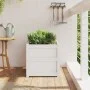 Jardinera madera maciza de pino blanco 50x50x50 cm de , Maceteros y jardineras - Ref: Foro24-837416, Precio: 61,54 €, Descuen...