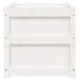 Jardinera madera maciza de pino blanco 50x50x50 cm de , Maceteros y jardineras - Ref: Foro24-837416, Precio: 61,54 €, Descuen...