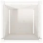 Jardinera madera maciza de pino blanco 50x50x50 cm de , Maceteros y jardineras - Ref: Foro24-837416, Precio: 61,54 €, Descuen...