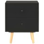 Mesitas de noche 2 unidades madera maciza pino negro 40x30x50cm de vidaXL, Mesitas de noche - Ref: Foro24-285225, Precio: 72,...