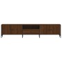 Mueble de TV cajón madera ingeniería roble marrón 200x25x44 cm de , Muebles TV - Ref: Foro24-838992, Precio: 150,42 €, Descue...
