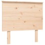 Estructura de cama individual con cabecero madera maciza de , Camas y somieres - Ref: Foro24-3195181, Precio: 91,20 €, Descue...