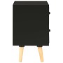 Mesitas de noche 2 unidades madera maciza pino negro 40x30x50cm de vidaXL, Mesitas de noche - Ref: Foro24-285225, Precio: 72,...