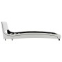 Cama con colchón viscoelástico cuero sintético blanco 90x200 cm de , Camas y somieres - Ref: Foro24-277554, Precio: 342,71 €,...