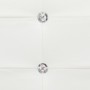Cama con colchón viscoelástico cuero sintético blanco 90x200 cm de , Camas y somieres - Ref: Foro24-277554, Precio: 342,71 €,...