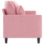 Sofá de 3 plazas terciopelo rosa 180 cm de , Sofás - Ref: Foro24-359316, Precio: 319,27 €, Descuento: %