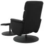 Sillón reclinable masaje con reposapiés cuero sintético negro de , Sillones - Ref: Foro24-356729, Precio: 144,53 €, Descuento: %