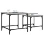 Mesas de centro apilables 2 pzas madera ingeniería gris Sonoma de , Mesas de centro - Ref: Foro24-838921, Precio: 46,05 €, De...