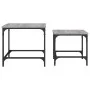Mesas de centro apilables 2 pzas madera ingeniería gris Sonoma de , Mesas de centro - Ref: Foro24-838921, Precio: 45,67 €, De...