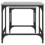 Mesas de centro apilables 2 pzas madera ingeniería gris Sonoma de , Mesas de centro - Ref: Foro24-838921, Precio: 46,05 €, De...