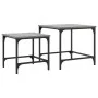 Mesas de centro apilables 2 pzas madera ingeniería gris Sonoma de , Mesas de centro - Ref: Foro24-838921, Precio: 45,67 €, De...
