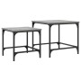 Mesas de centro apilables 2 pzas madera ingeniería gris Sonoma de , Mesas de centro - Ref: Foro24-838921, Precio: 46,05 €, De...